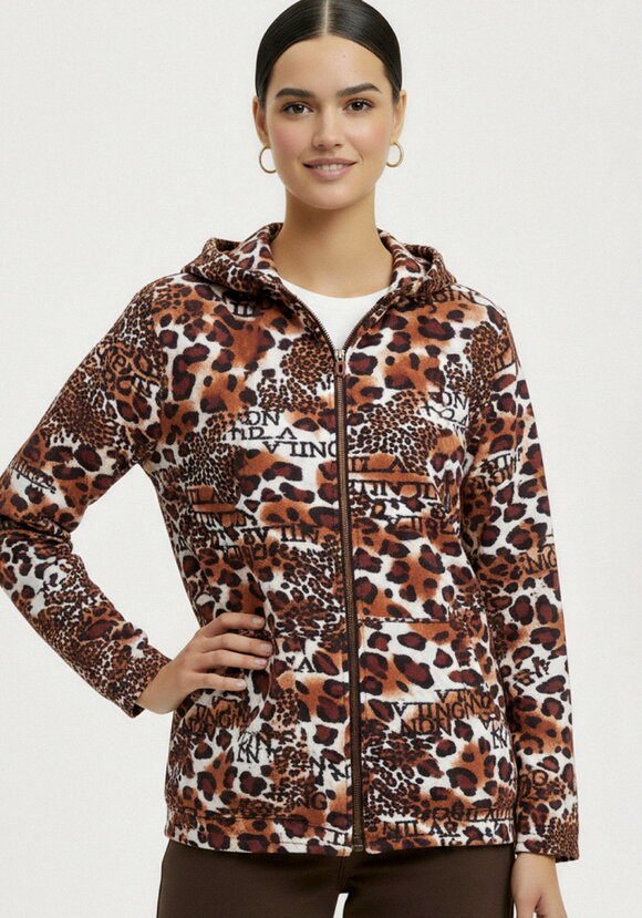 Толстовка из принтованного флиса шир.  580, рис. 28