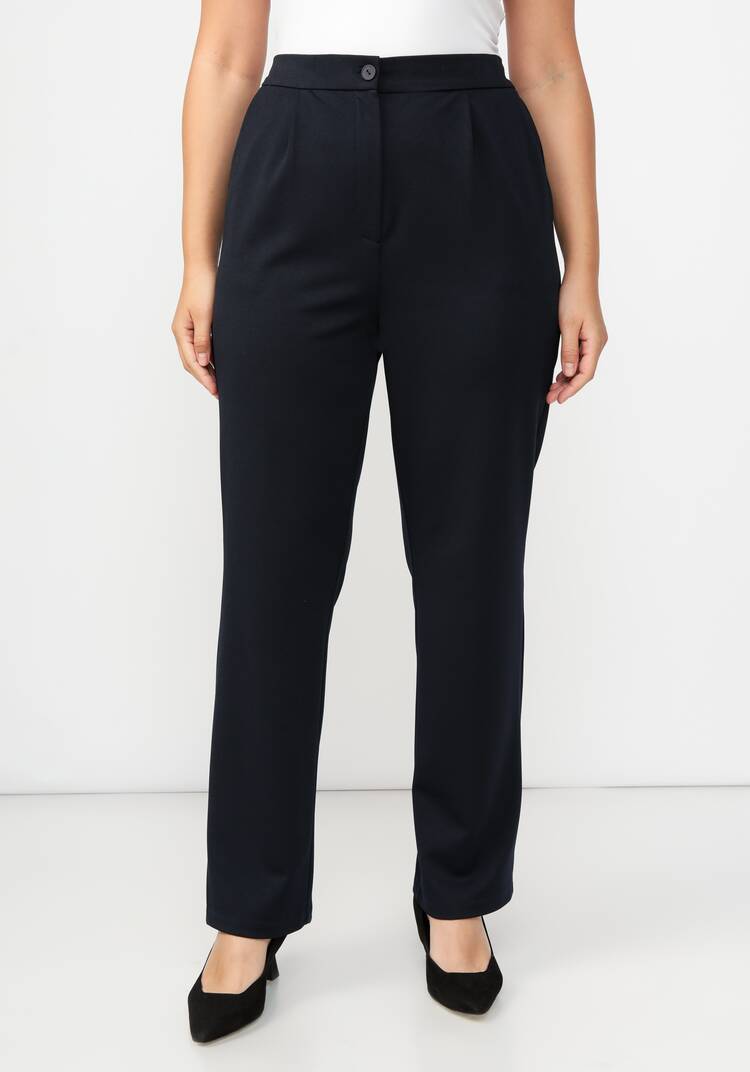 Брюки прямые классические Эмилия шир.  750, рис. 10