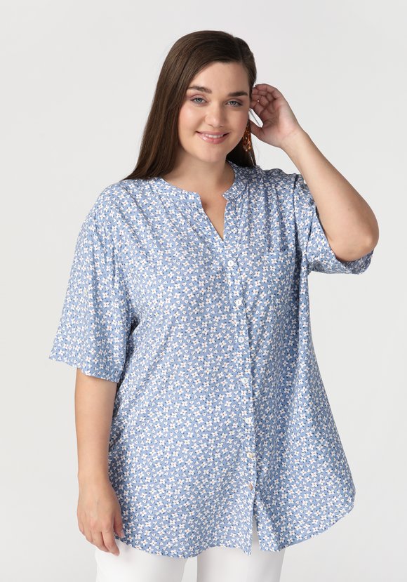 Блузка из вискозы Марина шир.  580, рис. 1