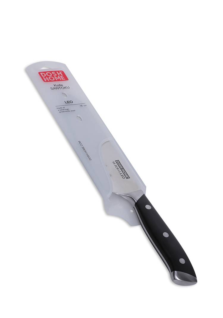 DOSH HOME Нож LEO SANTOKU, 18см шир.  750, рис. 2