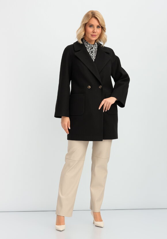 Пальто на подкладе однобортное шир.  580, рис. 33