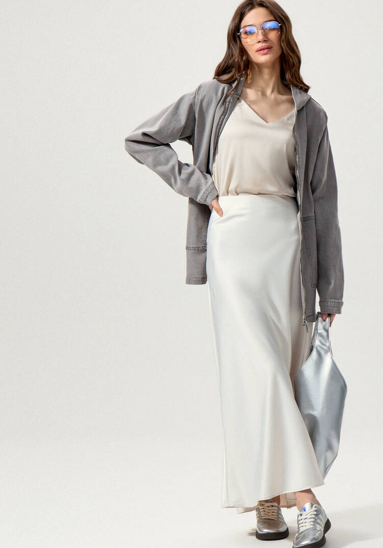 Джинсовая куртка с капюшоном шир.  750, рис. 11