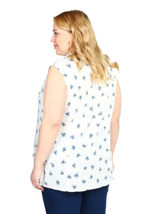 Блузка Мечты Незабудки шир.  580, рис. 3