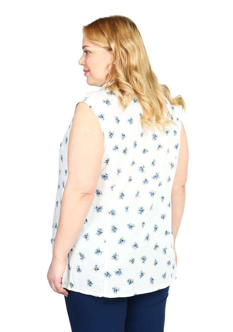 Блузка Мечты Незабудки шир.  750, рис. 3