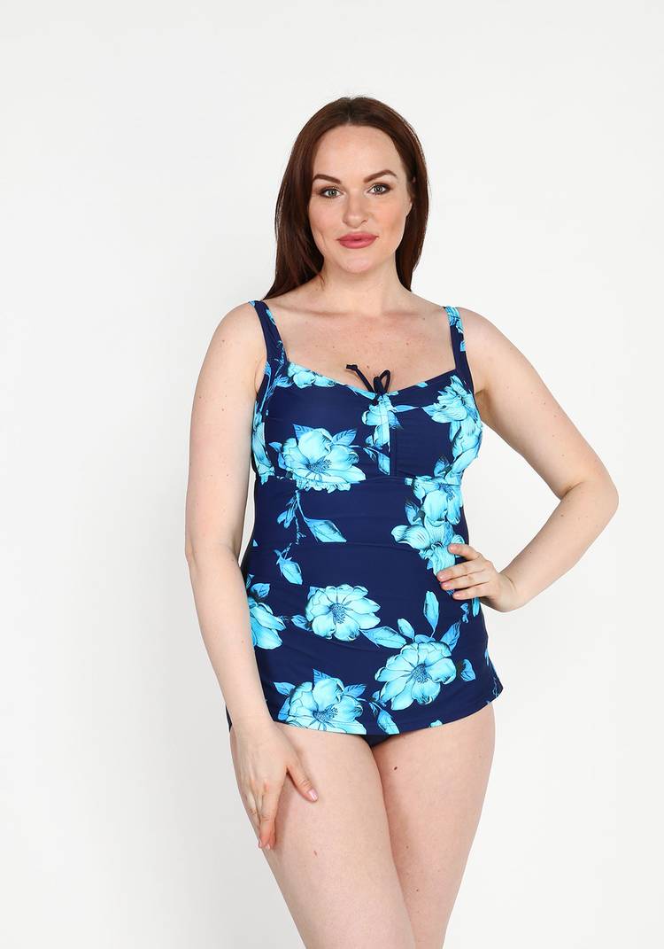 Купальник слитный с имитацией топа шир.  750, рис. 5