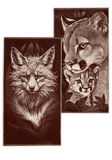 Полотенце махровое Любимая порода, 2 шт