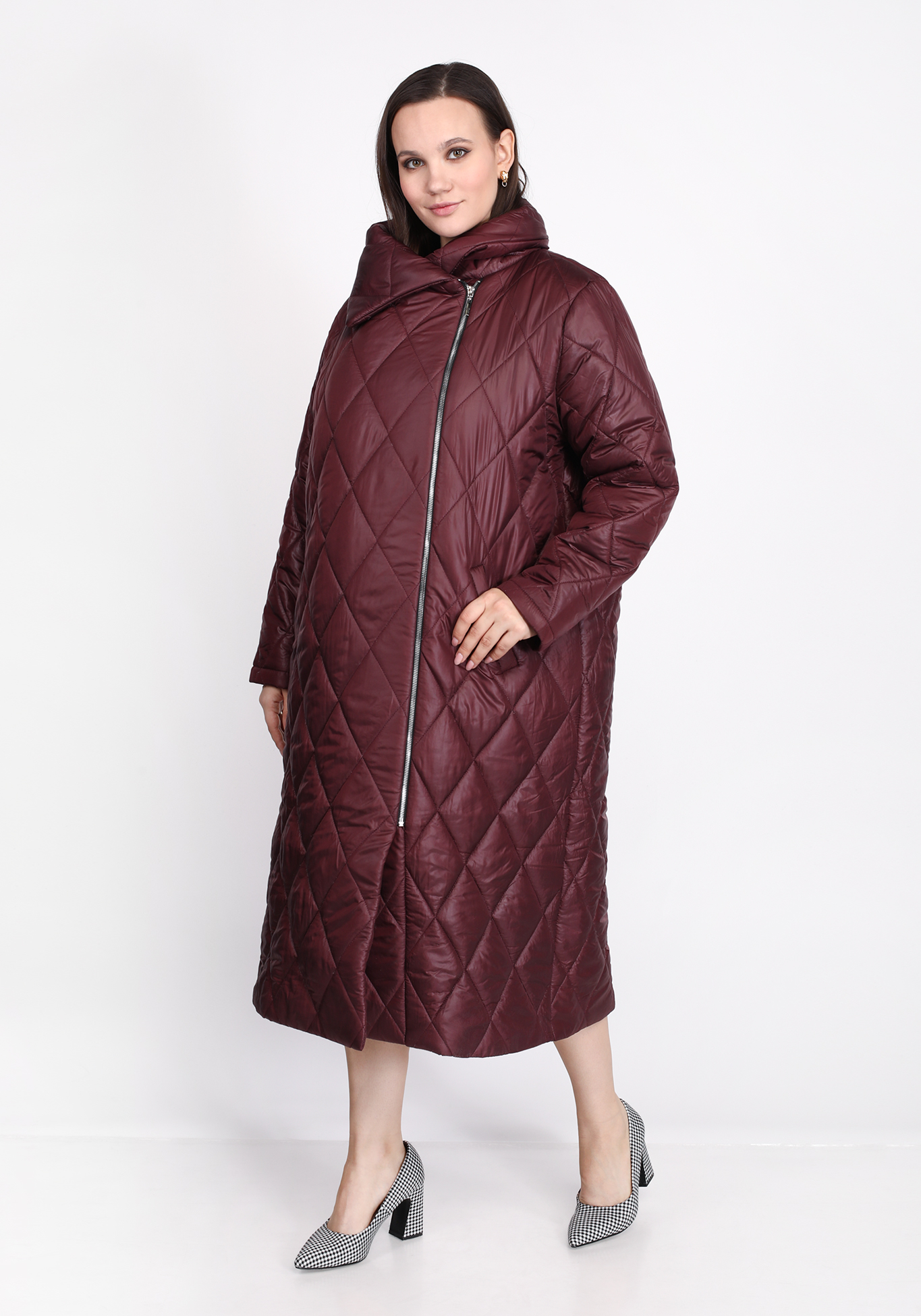 Пальто «Теплый шарм» ProMadame, размер 58, цвет красный - фото 1