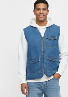 Жилет из джинсы Бруно