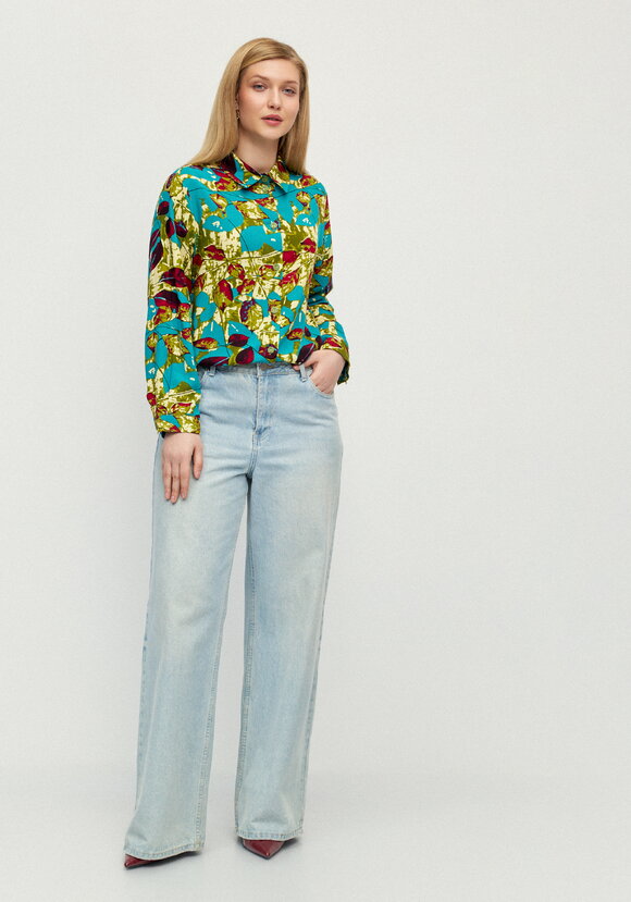 Блуза Калейдоскоп лепестков шир.  580, рис. 30