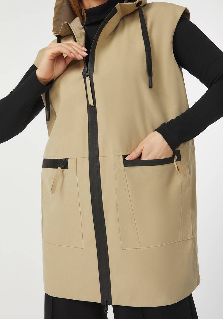 Жилет на молнии с капюшоном шир.  750, рис. 10