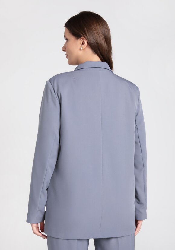 Жакет двубортный на подкладке шир.  580, рис. 3