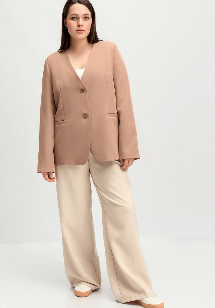 Пиджак с асимметричной шлицей по спинке шир.  750, рис. 7