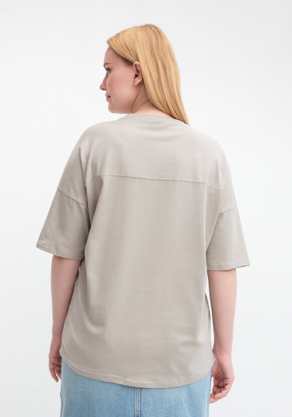 Футболка с принтом Зеленый цветок шир.  580, рис. 23