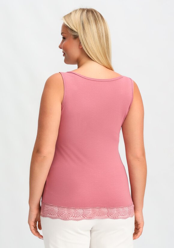 Майка с кружевом по низу Лайма шир.  580, рис. 19