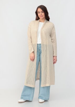 Кардиган из смесовой пряжи Белла