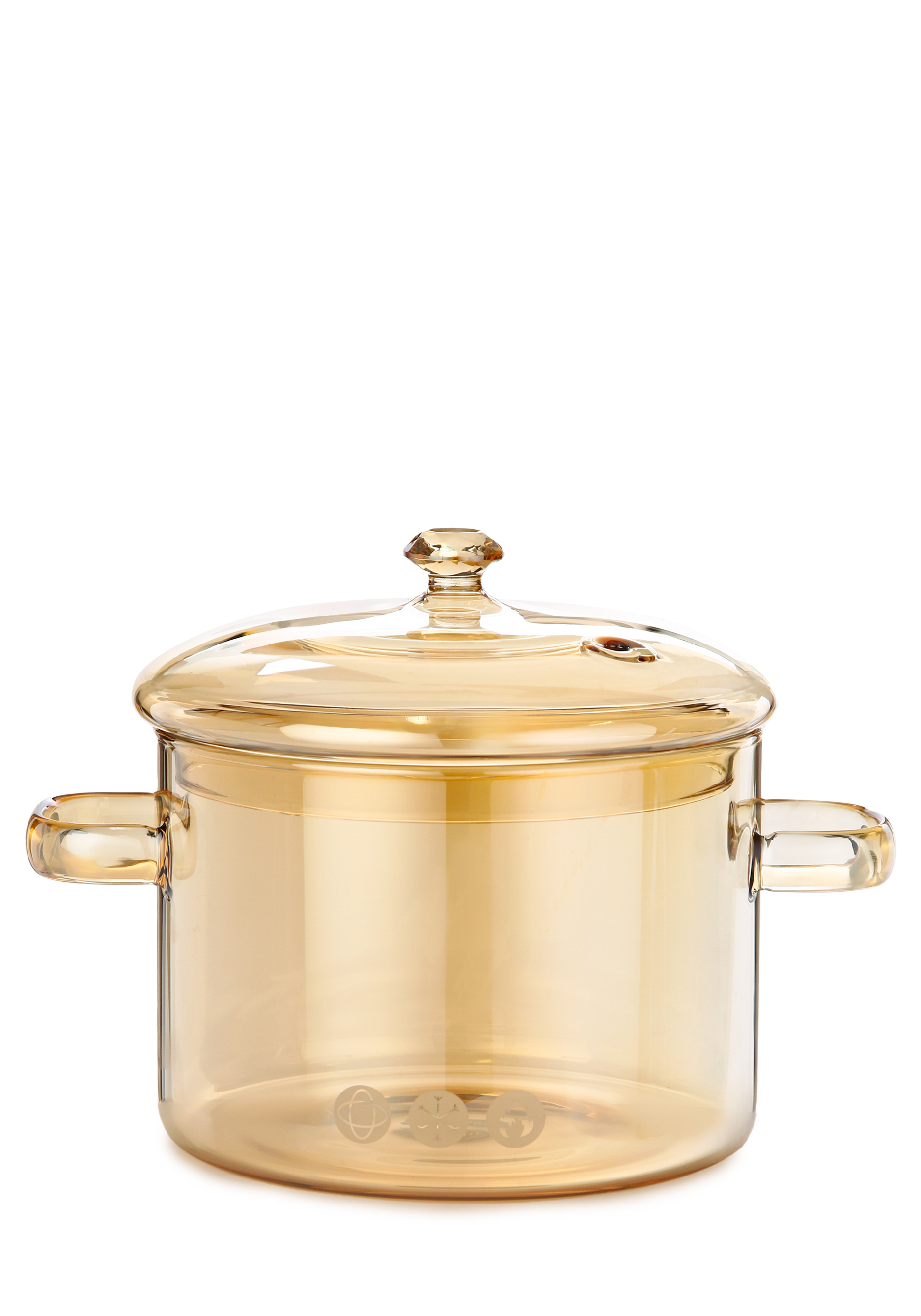 Стеклянная кастрюля с крышкой quotДаймонд quot 1799₽