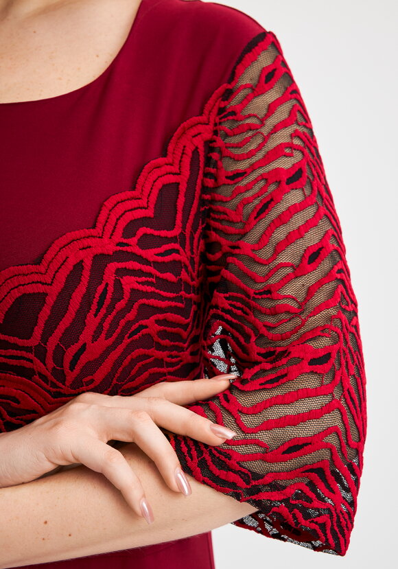 Платье Мальвина с отделкой из кружева шир.  580, рис. 5