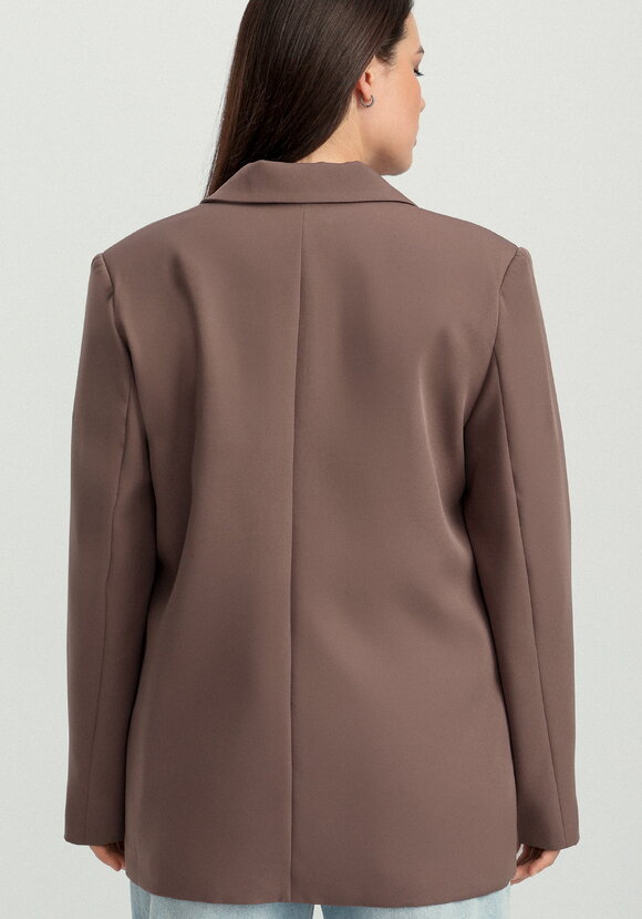 Пиджак однобортный на подкладке шир.  580, рис. 3
