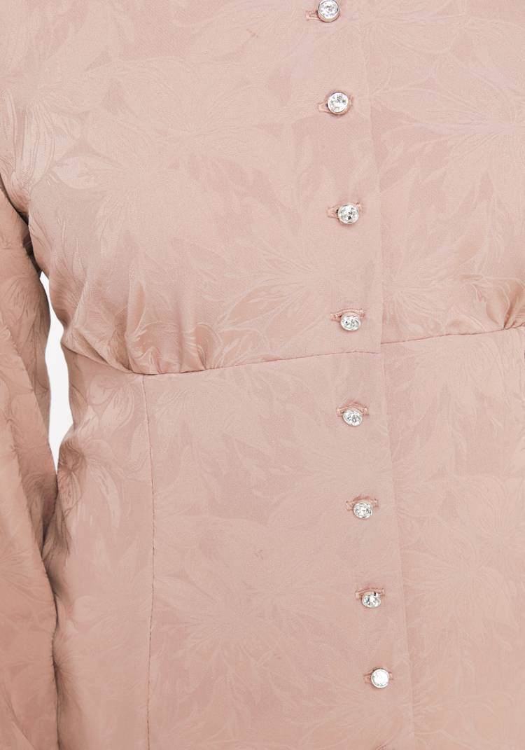 Блузка длинный рукав с утяжкой по талии шир.  750, рис. 9