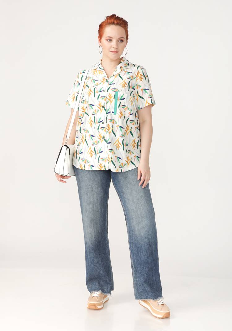 Блуза Универсальность деталей шир.  750, рис. 8