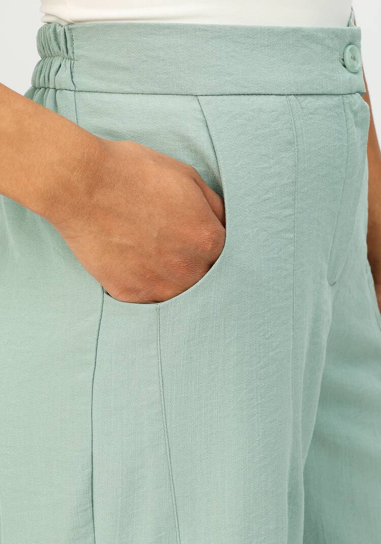 Брюки бананы с защипами шир.  750, рис. 13