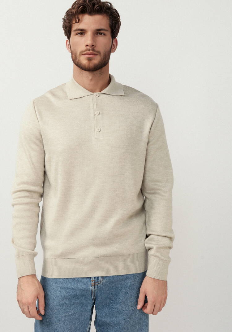 Джемпер-поло на пуговицах шир.  750, рис. 16