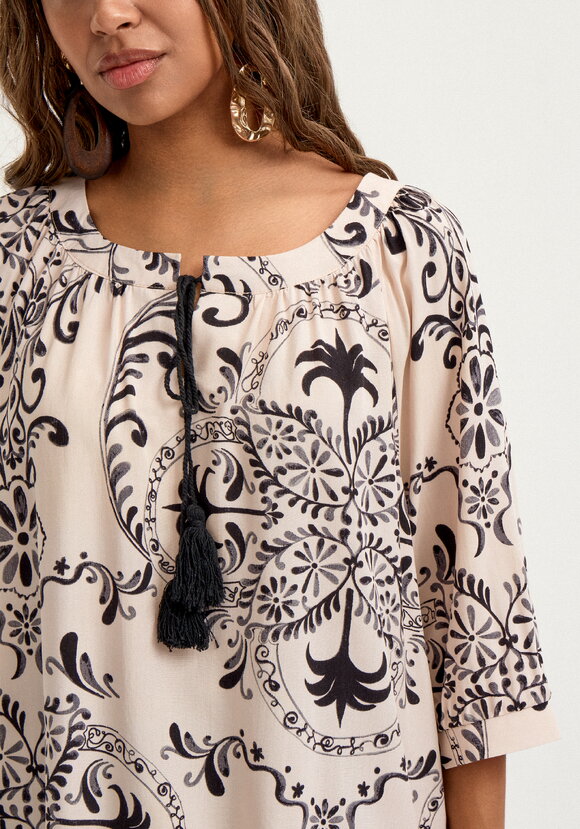 Туника с принтом свободного кроя шир.  580, рис. 13