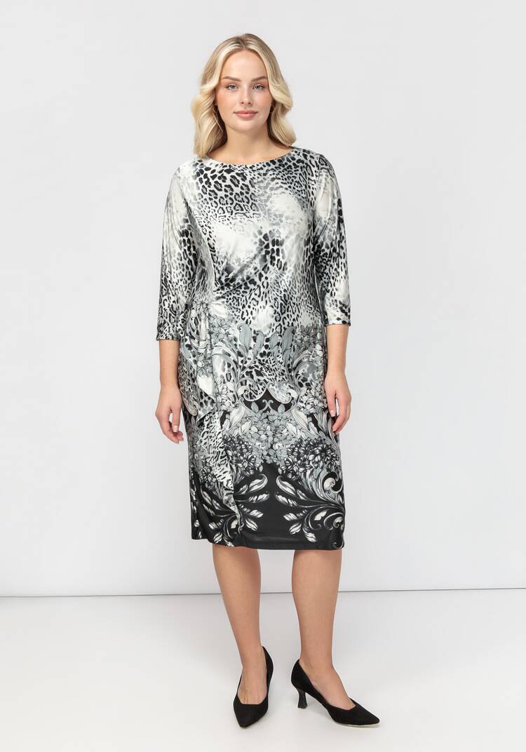 Платье Весенние цветы шир.  750, рис. 3