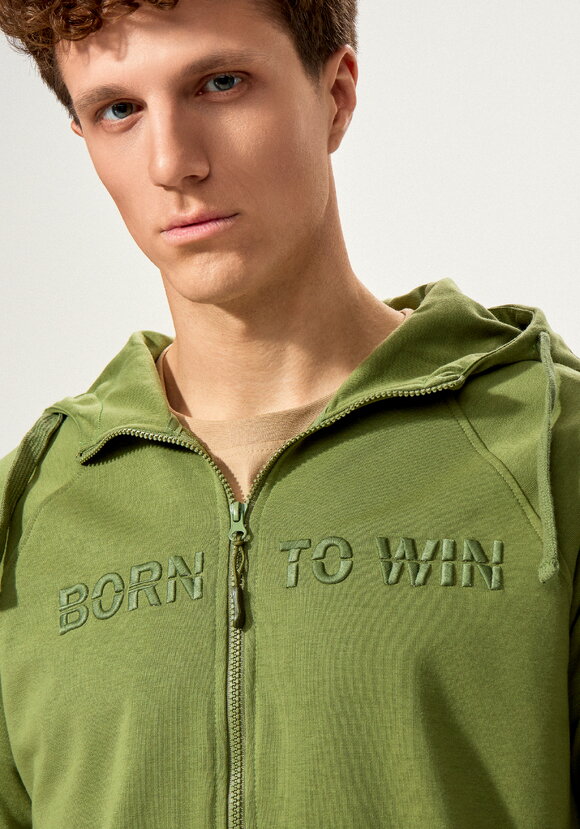 Толстовка с вышивкой и капюшоном шир.  580, рис. 21