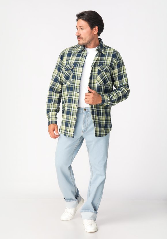 Джинсы стрейч Моррис шир.  580, рис. 3