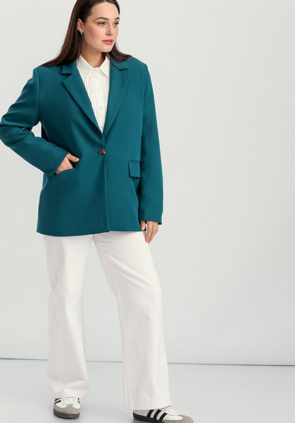 Пиджак однобортный на подкладке шир.  580, рис. 28