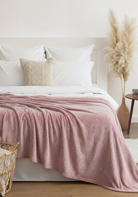 Плед-покрывало Розовый жемчуг