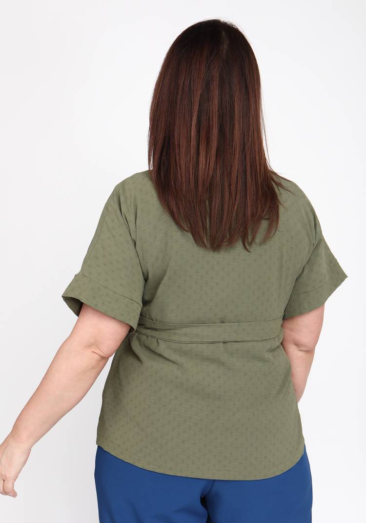 Блуза-кимоно с поясом шир.  750, рис. 14