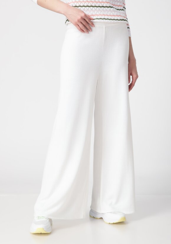 Брюки однотонные высокой посадки шир.  580, рис. 11