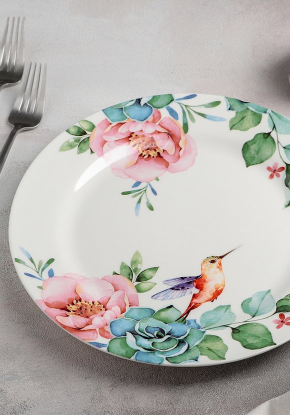 Набор из 3-х тарелок Пташка шир.  580, рис. 2