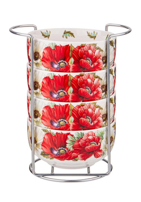 Набор салатников на металлической подставке шир.  580, рис. 8