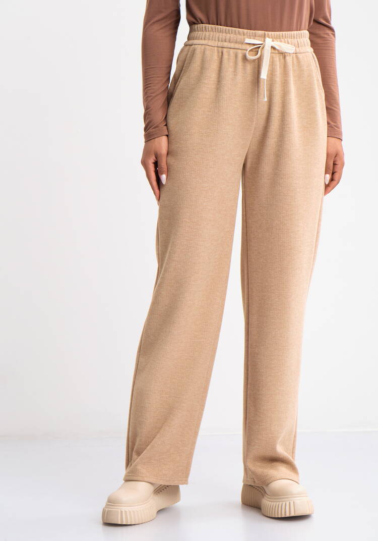 Брюки прямые от бедра на резинке шир.  750, рис. 4