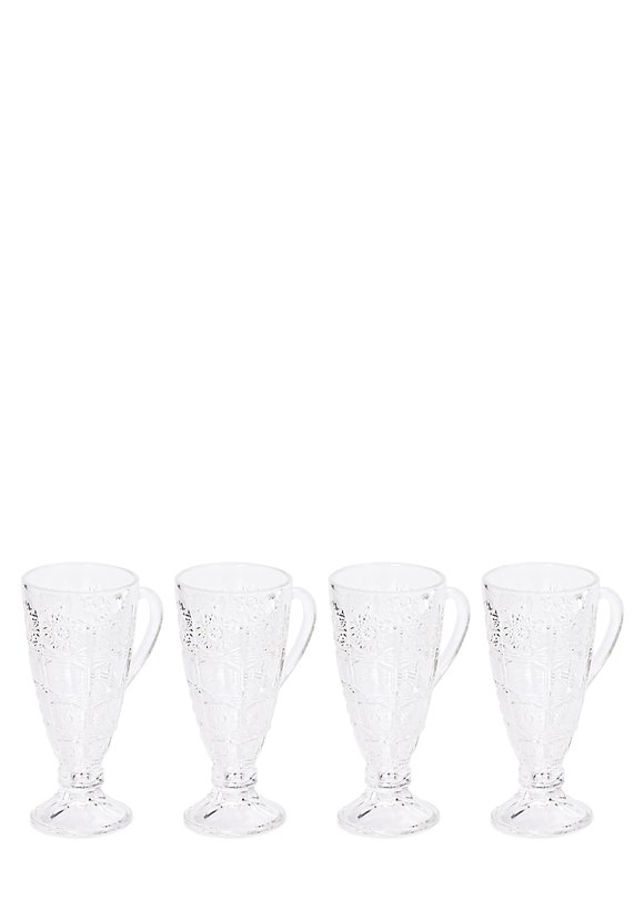 Набор из 4-х стеклянных кружек шир.  580, рис. 1