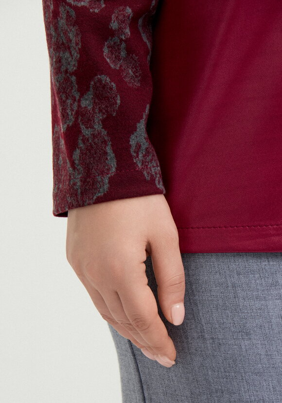 Блуза из комбинированной ткaни шир.  580, рис. 6