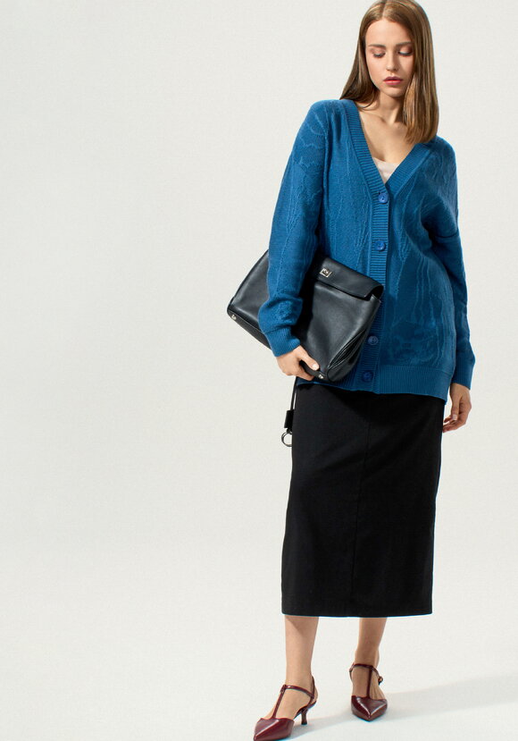 Кардиган удлиненный с абстрактным рисунком шир.  580, рис. 18