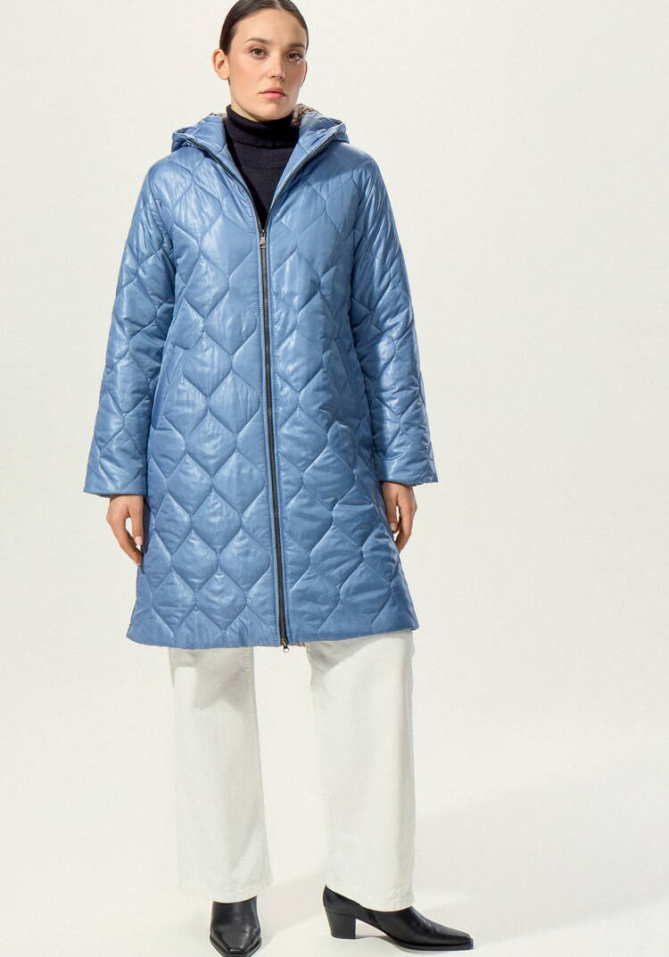 Куртка прямого кроя с капюшоном на молнии шир.  750, рис. 19