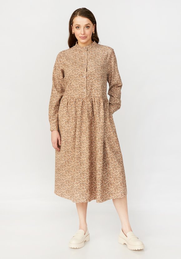 Платье свободного кроя со сборкой на талии шир.  580, рис. 2