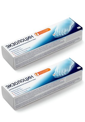 Противогрибковое средство Экзолоцин, 2 шт.