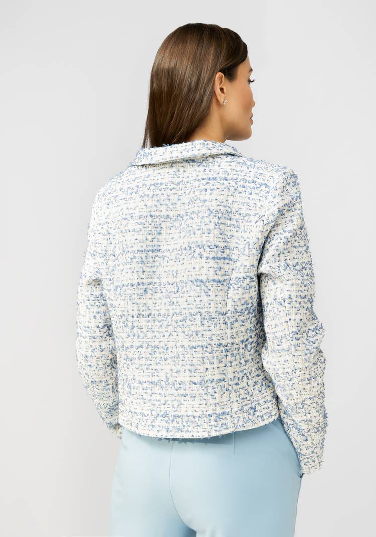 Жакет укороченный из твида шир.  750, рис. 3