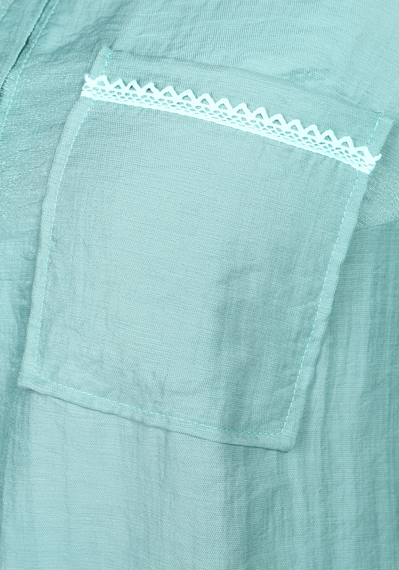 Блуза "Чарующая красота" GalaGrosso, размер 48, цвет серо-зелёный - фото 8