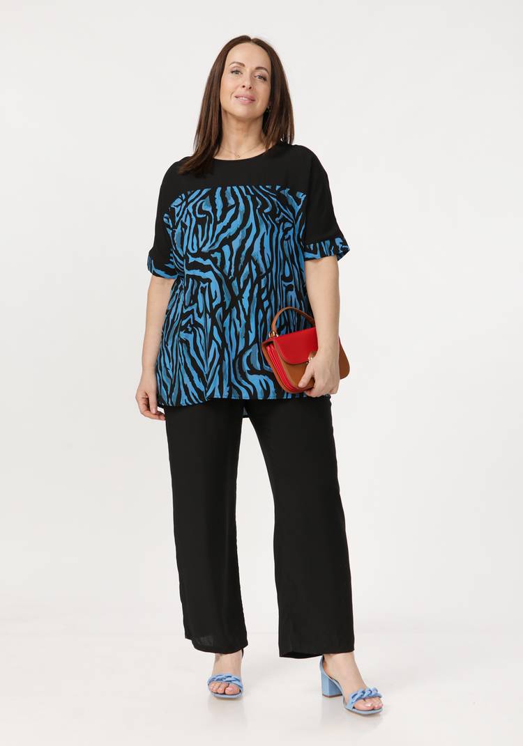 Костюм с анималистическим принтом шир.  750, рис. 7