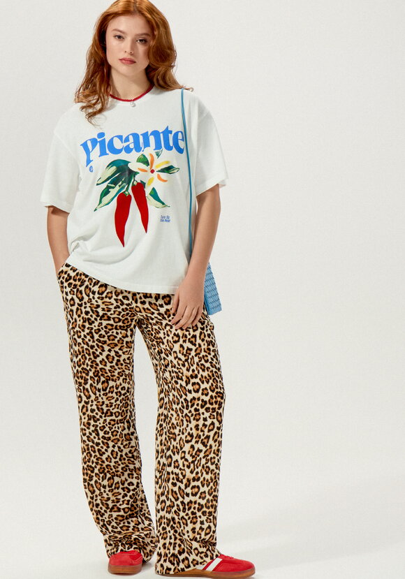 Брюки с анималистичным принтом шир.  580, рис. 8