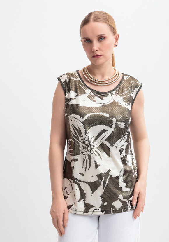 Топ с пайетками Инес шир.  580, рис. 19