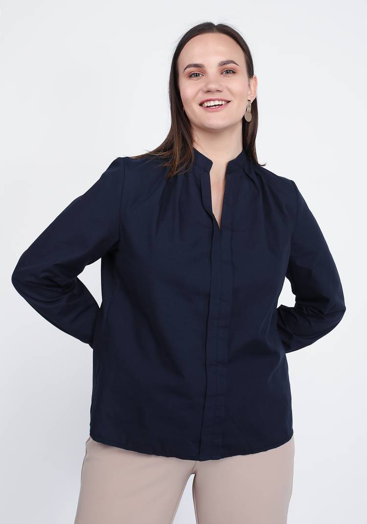 Рубашка с воротником стойка шир.  750, рис. 5