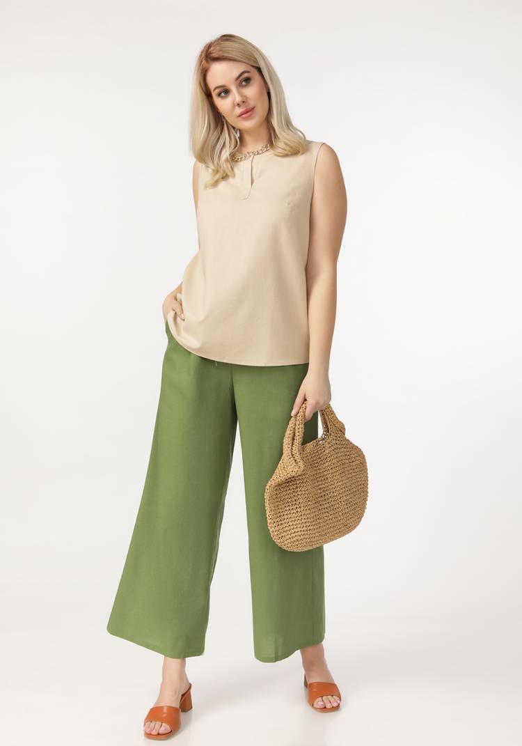 Брюки на резинке со шнурком шир.  750, рис. 12